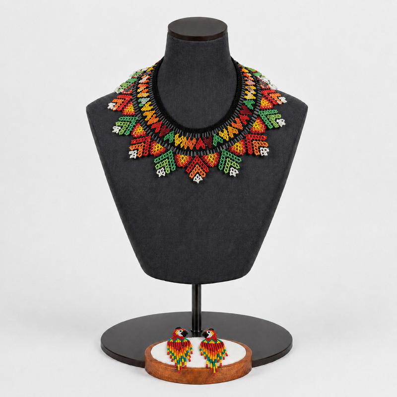 Scarlet Canopy Necklace
